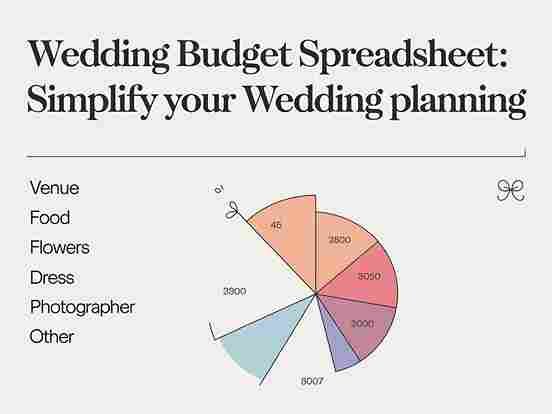 wedding budget spreadsheet​