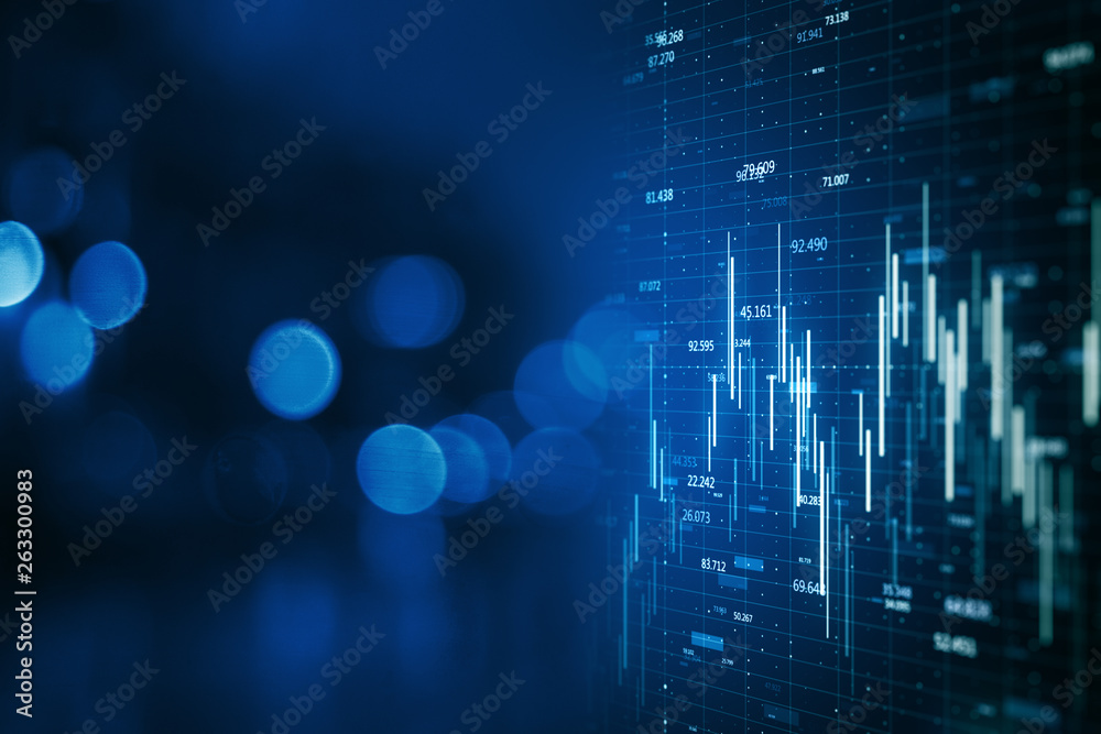 Creative forex chart wallpaper